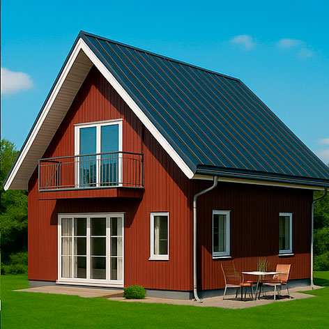 Двускатная крыша